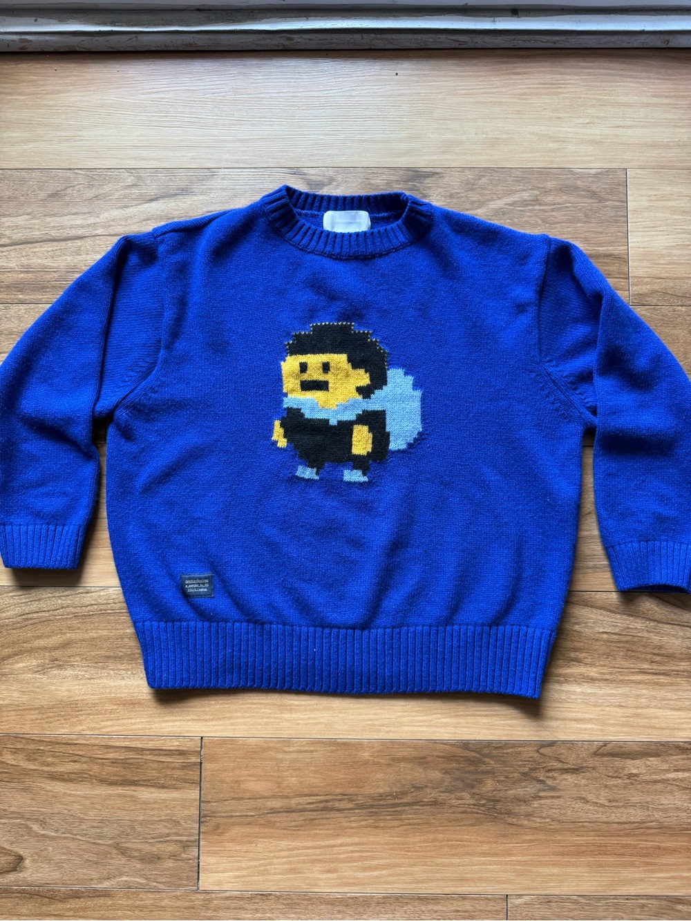 Groundwork 2023_BOTTARI MAN PIXEL KNIT SWEATER Made in Korea Size M Wool Blend